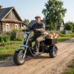 Электротрицикл CITY TRIO 300, чёрный