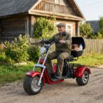 Электротрицикл CITY TRIO 300, красный