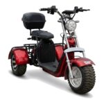 Электротрицикл CITY TRIO 300, красный
